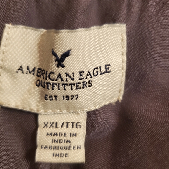 NWT American Eagle Outfitters Button Up Top with Patches Size XXL - Picture 7 of 8